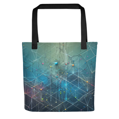 Abstract Art Tote Bag: Precision Constellations