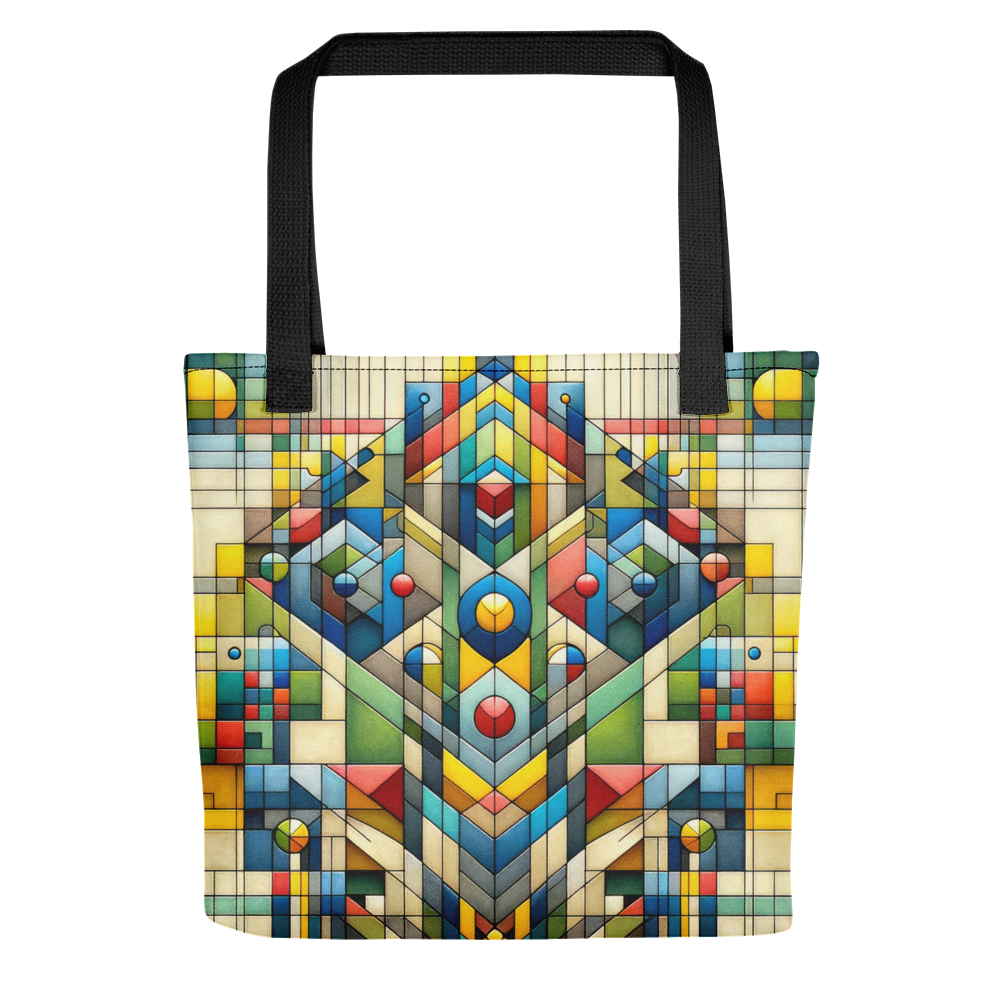 Abstract Art Tote Bag: Precision Patterns