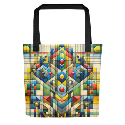 Abstract Art Tote Bag: Precision Patterns