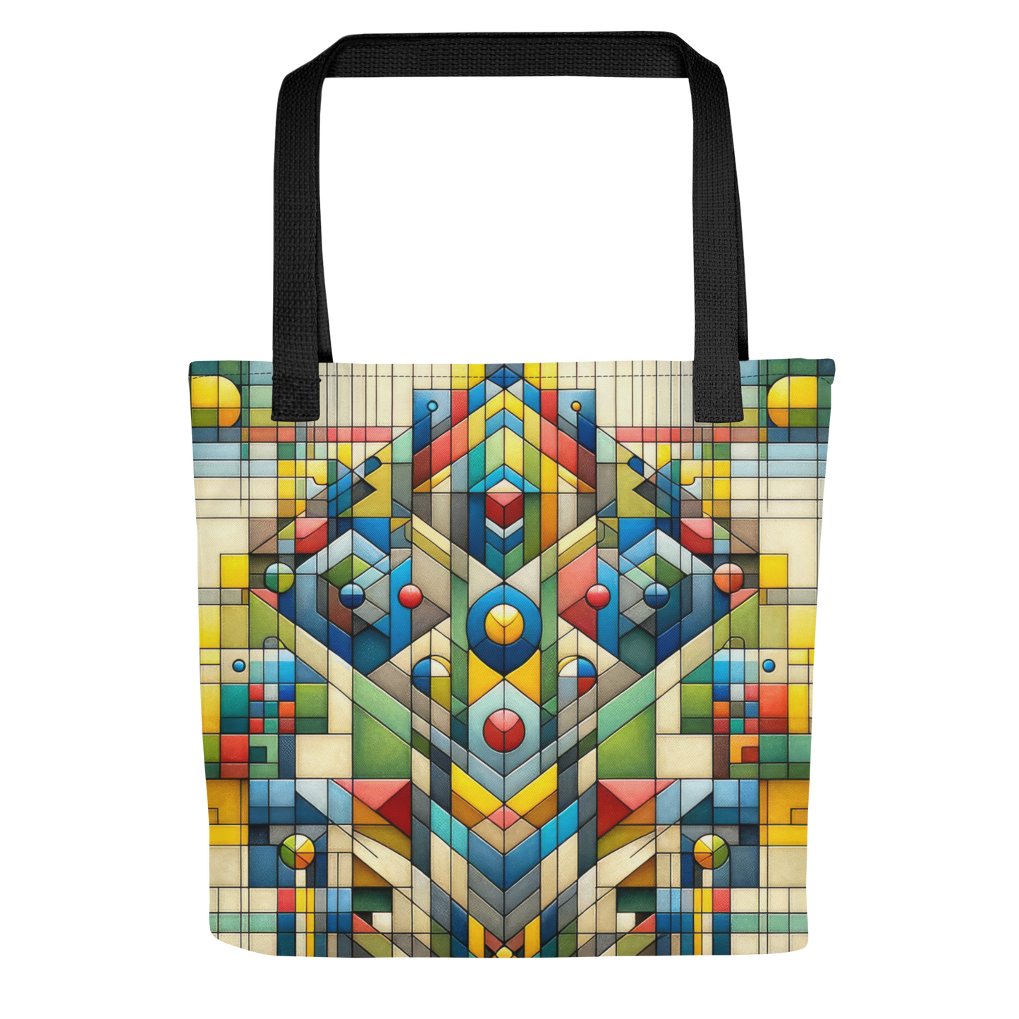 Abstract Art Tote Bag: Precision Patterns