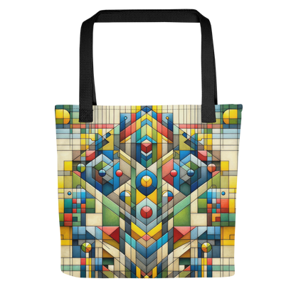 Abstract Art Tote Bag: Precision Patterns