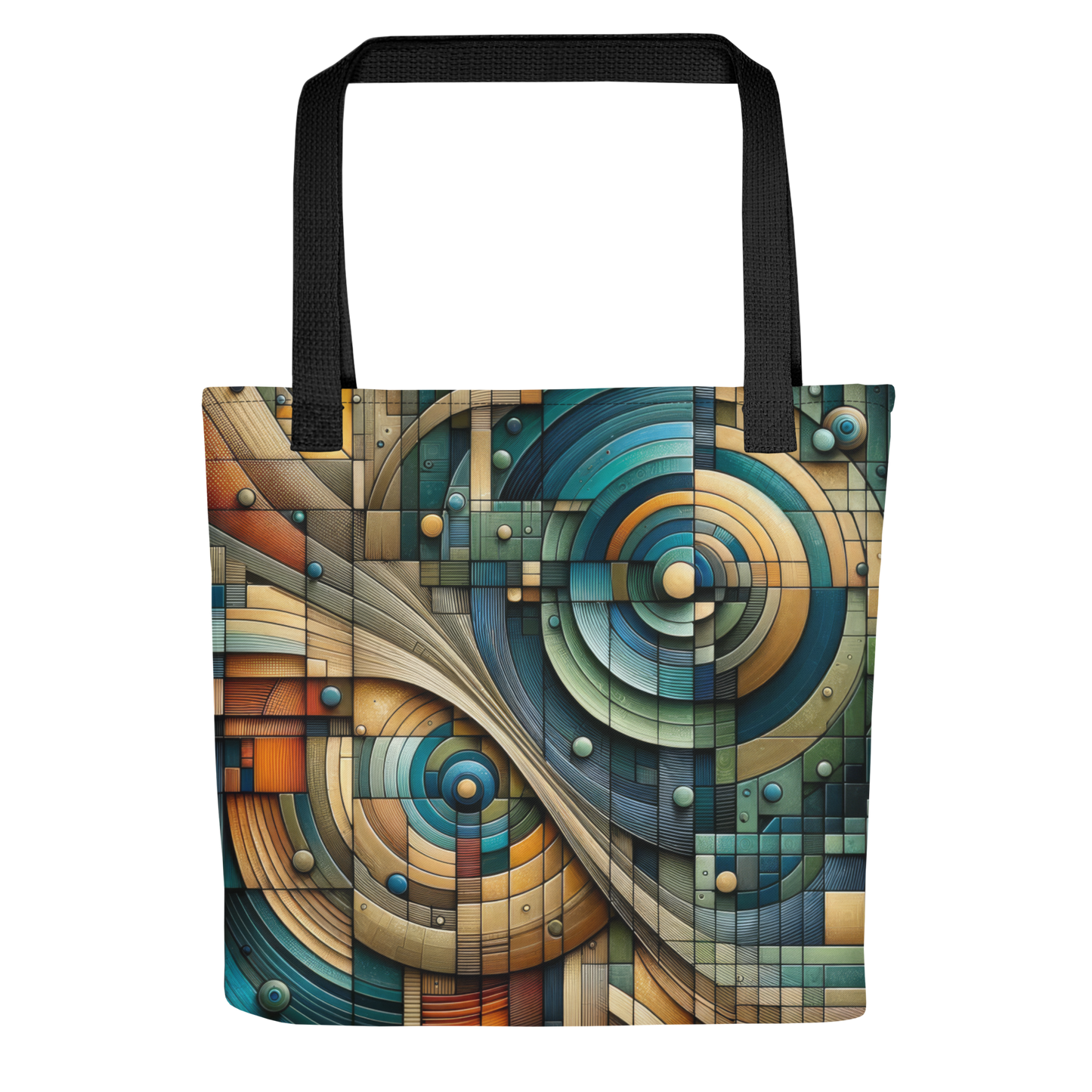 Abstract Art Tote Bag: Harmonic Precision