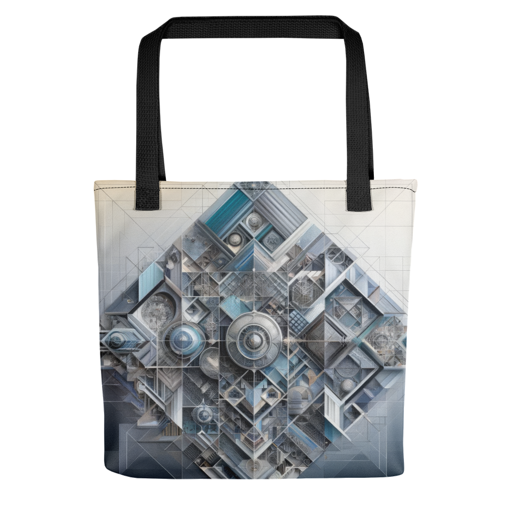 Abstract Art Tote Bag: Precise Symphony