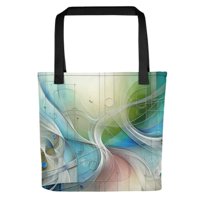 Abstract Art Tote Bag: Elegant Harmonies