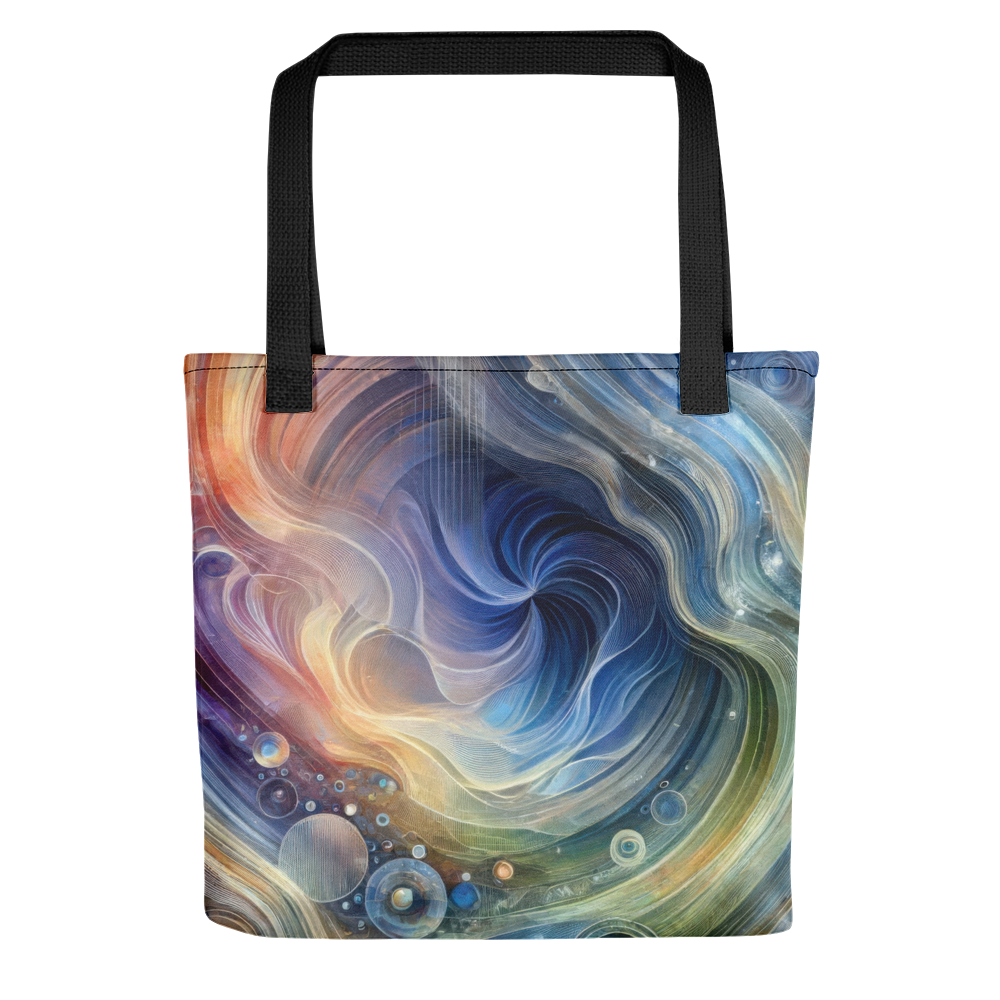 Abstract Art Tote Bag: Harmonic Confluence