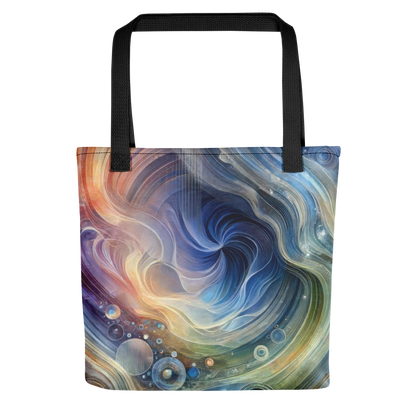 Abstract Art Tote Bag: Harmonic Confluence