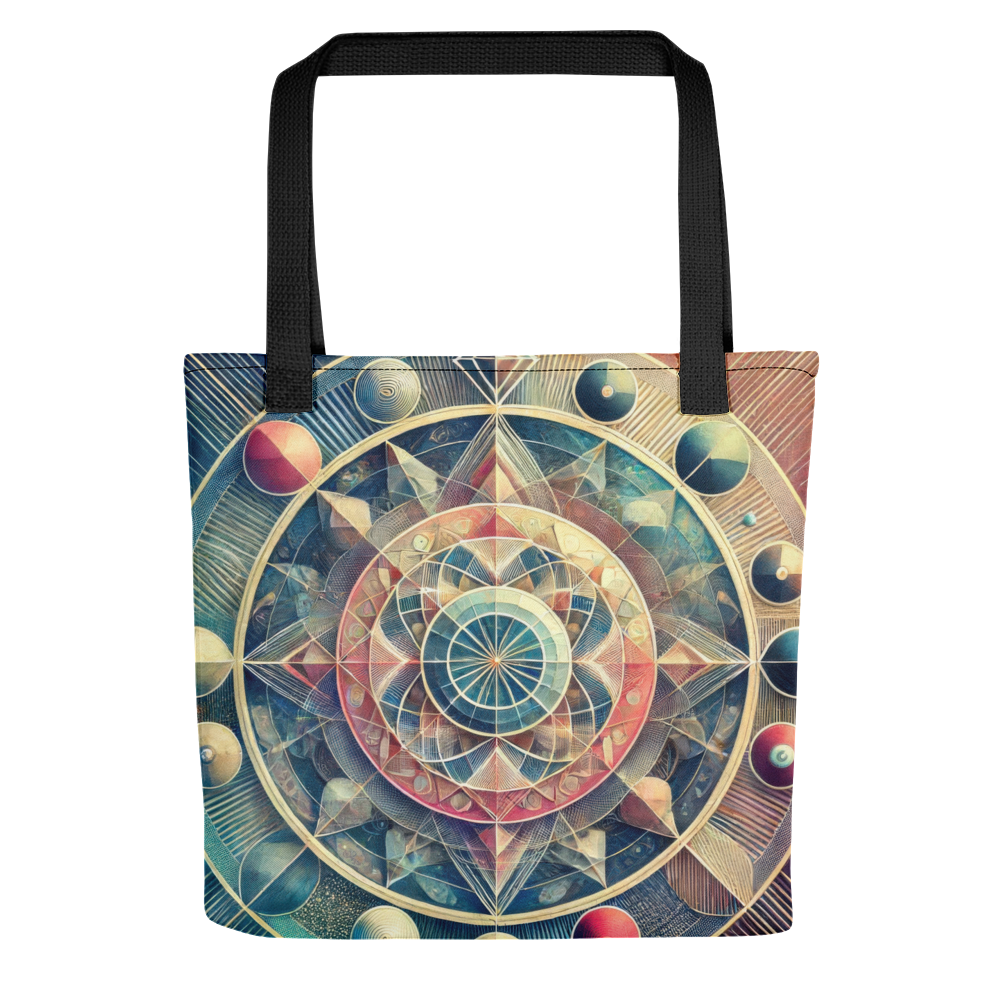 Abstract Art Tote Bag: Unified Cadence