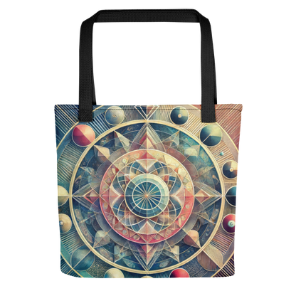 Abstract Art Tote Bag: Unified Cadence