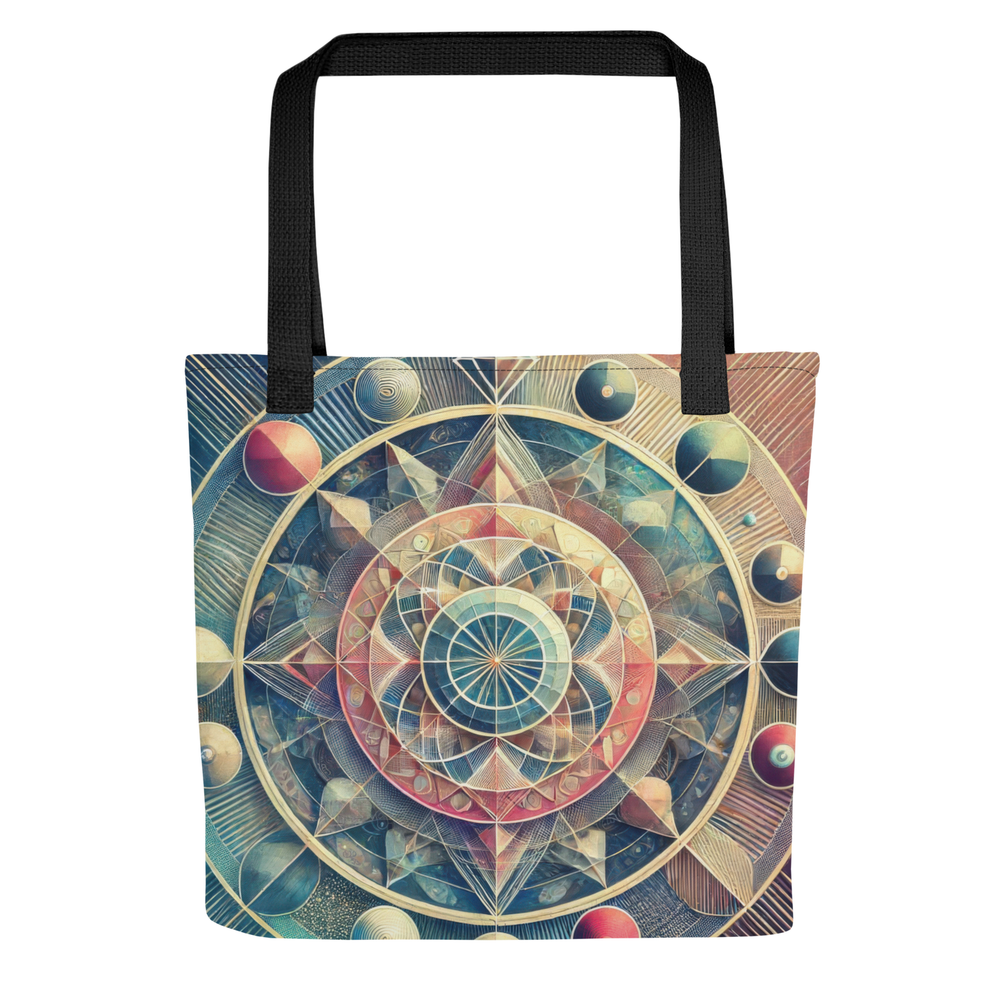 Abstract Art Tote Bag: Unified Cadence