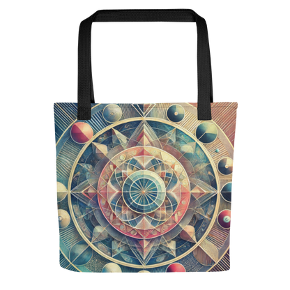 Abstract Art Tote Bag: Unified Cadence