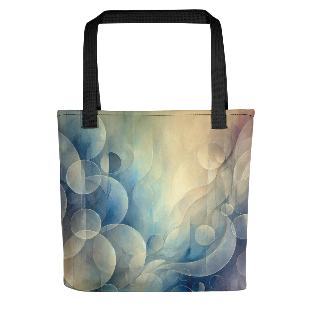 Abstract Art Tote Bag: Reflective Harmony