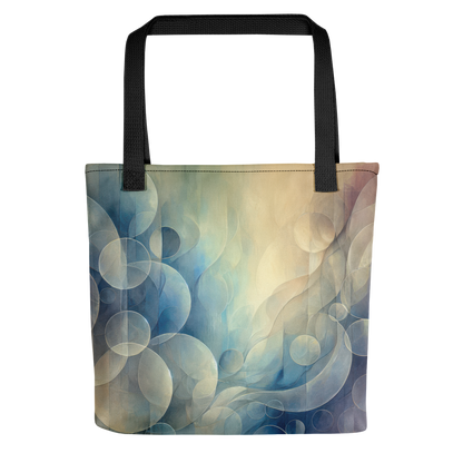 Abstract Art Tote Bag: Reflective Harmony