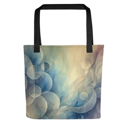 Abstract Art Tote Bag: Reflective Harmony