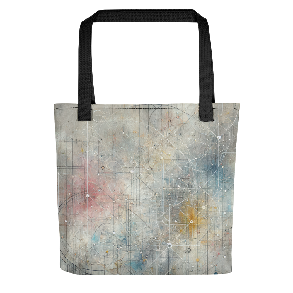 Abstract Art Tote Bag: Refined Pathways