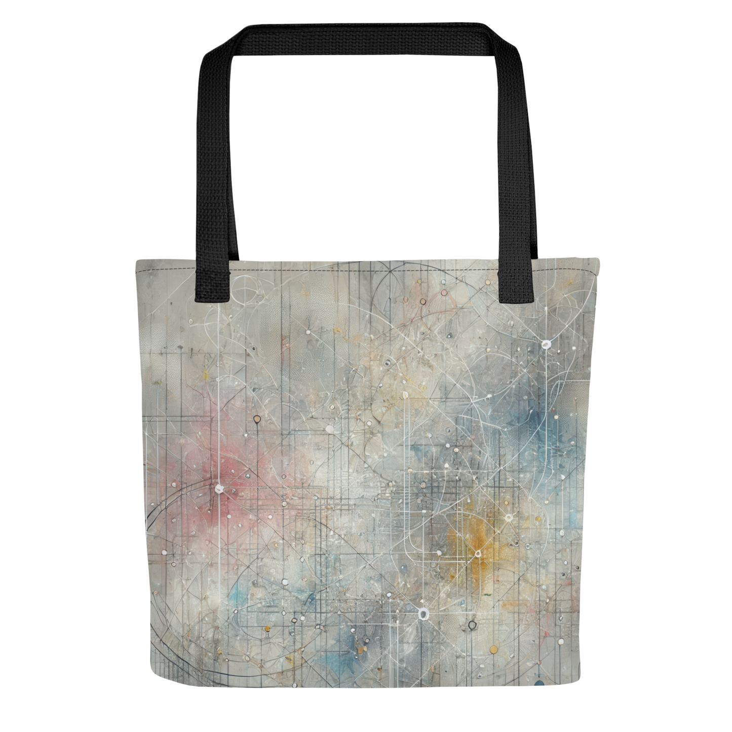 Abstract Art Tote Bag: Refined Pathways