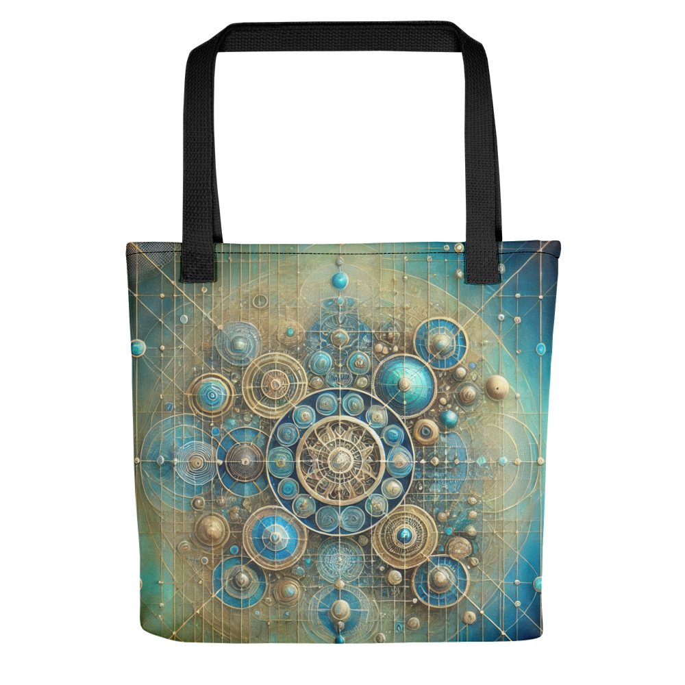 Abstract Art Tote Bag: Harmony in Focus