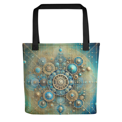 Abstract Art Tote Bag: Harmony in Focus