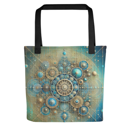 Abstract Art Tote Bag: Harmony in Focus