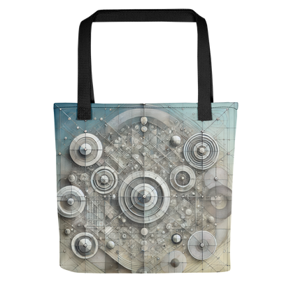 Abstract Art Tote Bag: Harmonious Precision