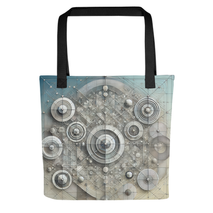 Abstract Art Tote Bag: Harmonious Precision