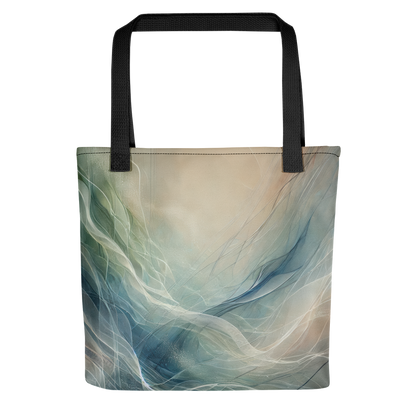 Abstract Art Tote Bag: Ethereal Harmony