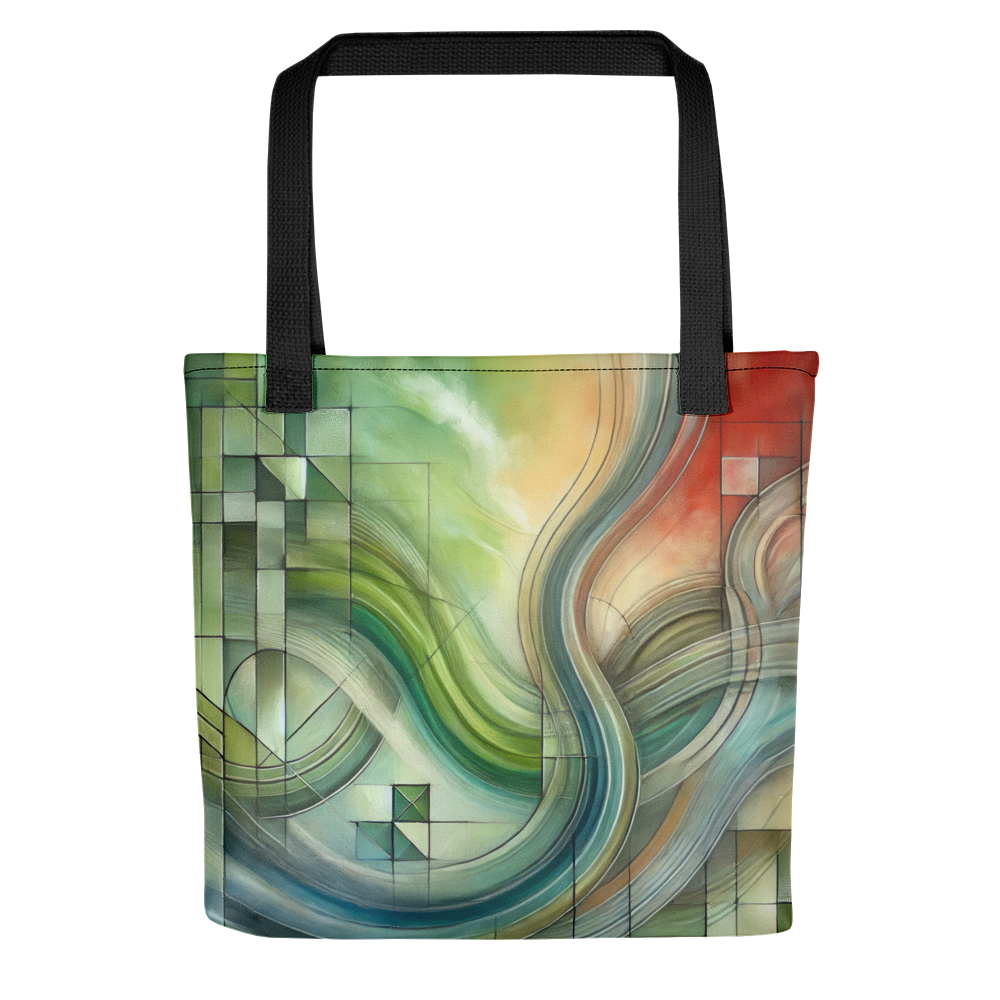 Abstract Art Tote Bag: Harmonic Vision