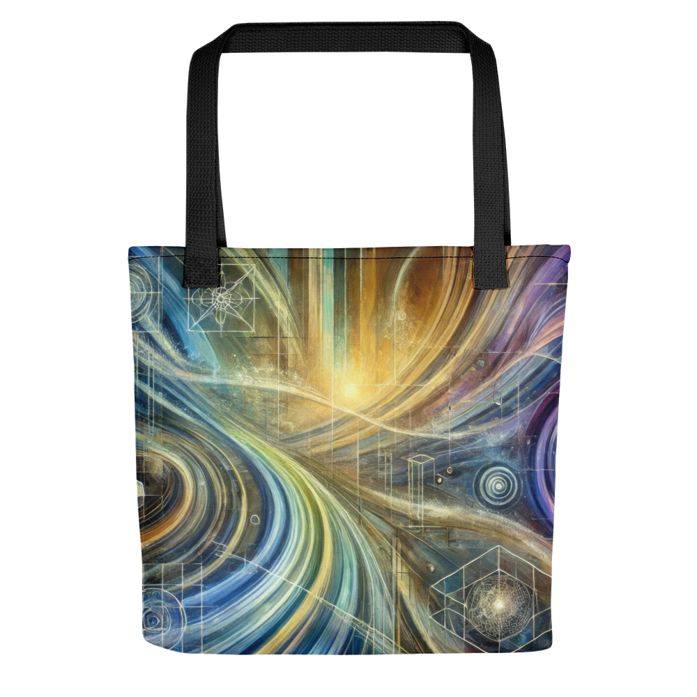 Abstract Art Tote Bag: Purposeful Continuum