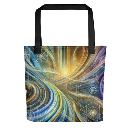 Abstract Art Tote Bag: Purposeful Continuum