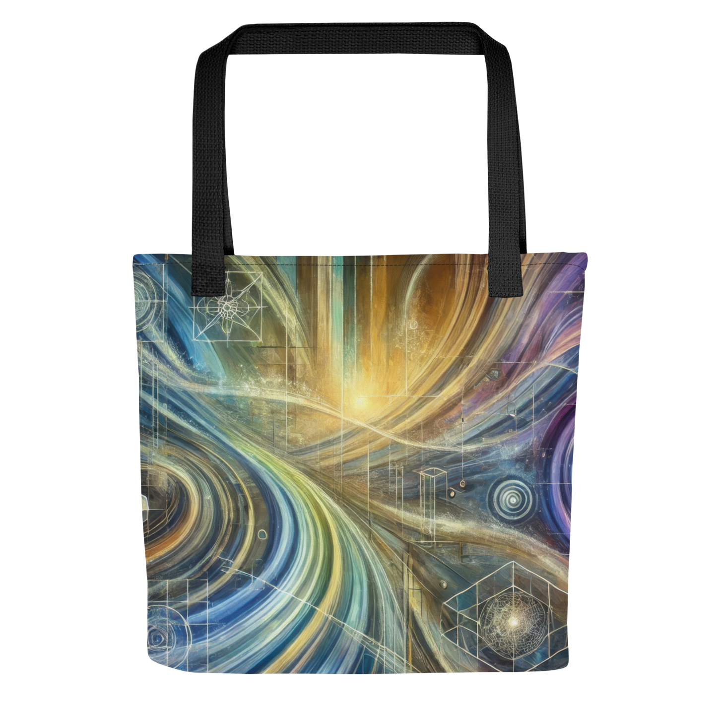 Abstract Art Tote Bag: Purposeful Continuum