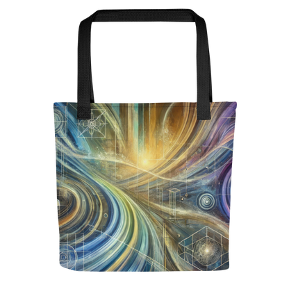 Abstract Art Tote Bag: Purposeful Continuum