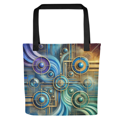 Abstract Art Tote Bag: Unified Harmony