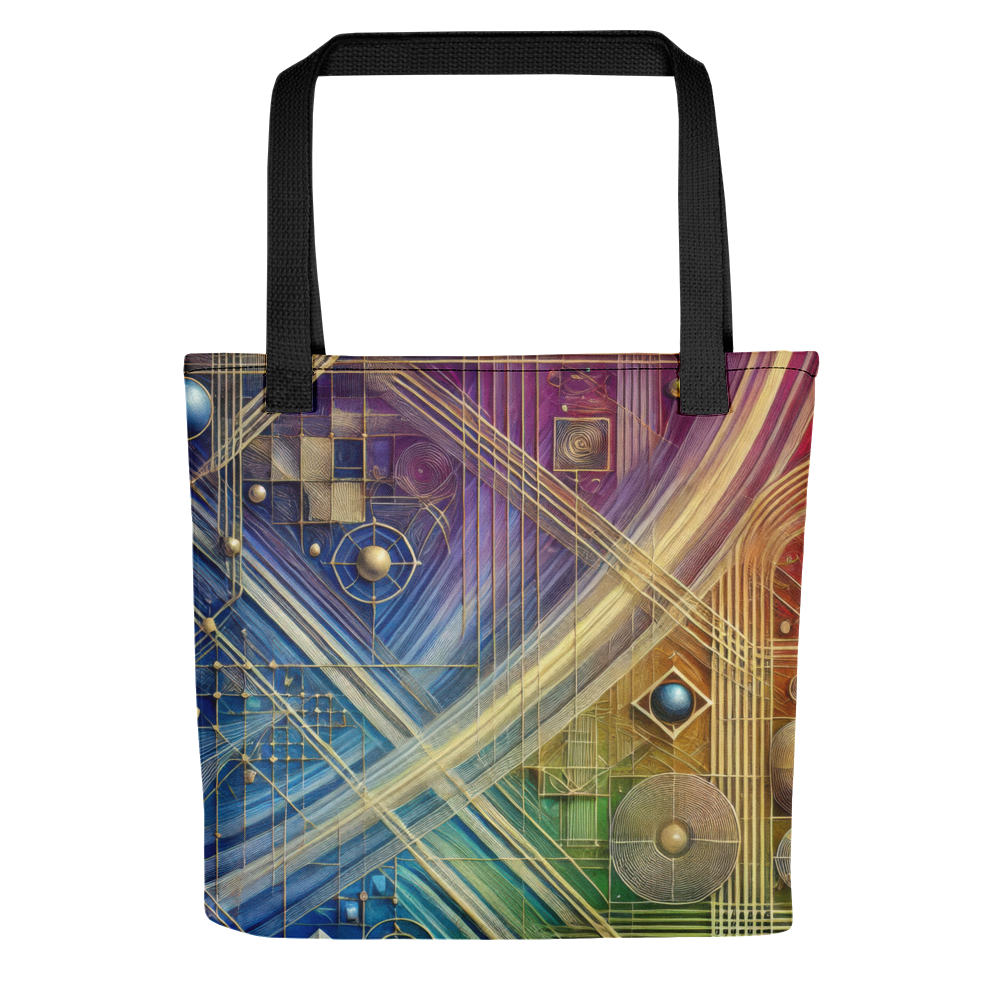 Abstract Art Tote Bag: Purposeful Interlace