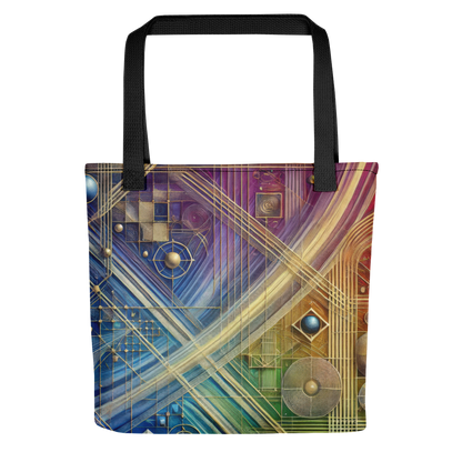 Abstract Art Tote Bag: Purposeful Interlace