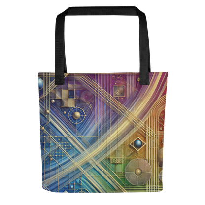 Abstract Art Tote Bag: Purposeful Interlace