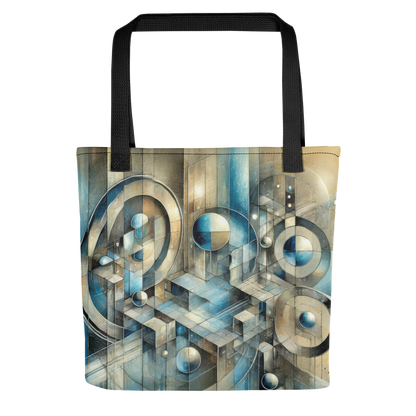 Abstract Art Tote Bag: Infinite Reflections