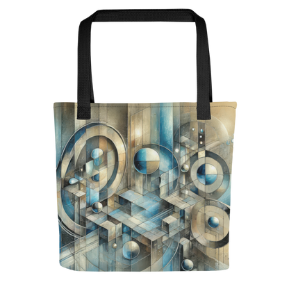 Abstract Art Tote Bag: Infinite Reflections