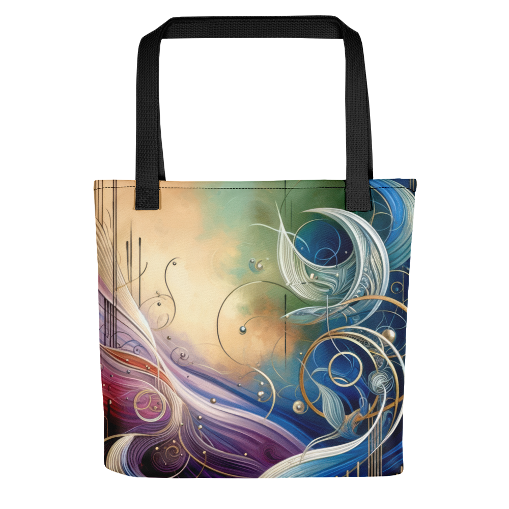 Abstract Art Tote Bag: Unified Whispers