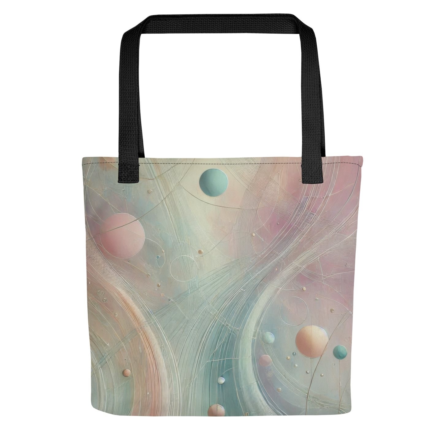 Abstract Art Tote Bag: Harmonized Whispers