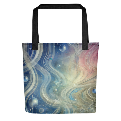 Abstract Art Tote Bag: Echoes of Unity