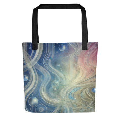 Abstract Art Tote Bag: Echoes of Unity