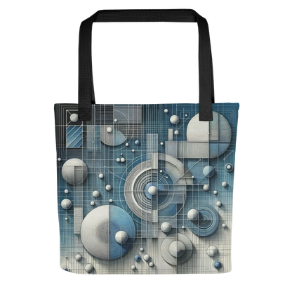 Abstract Art Tote Bag: Blueprints of Clarity