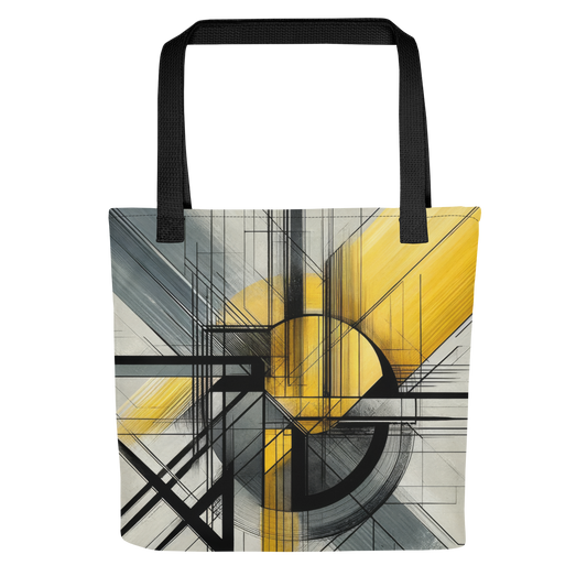 Abstract Art Tote Bag: Dynamic Synergy