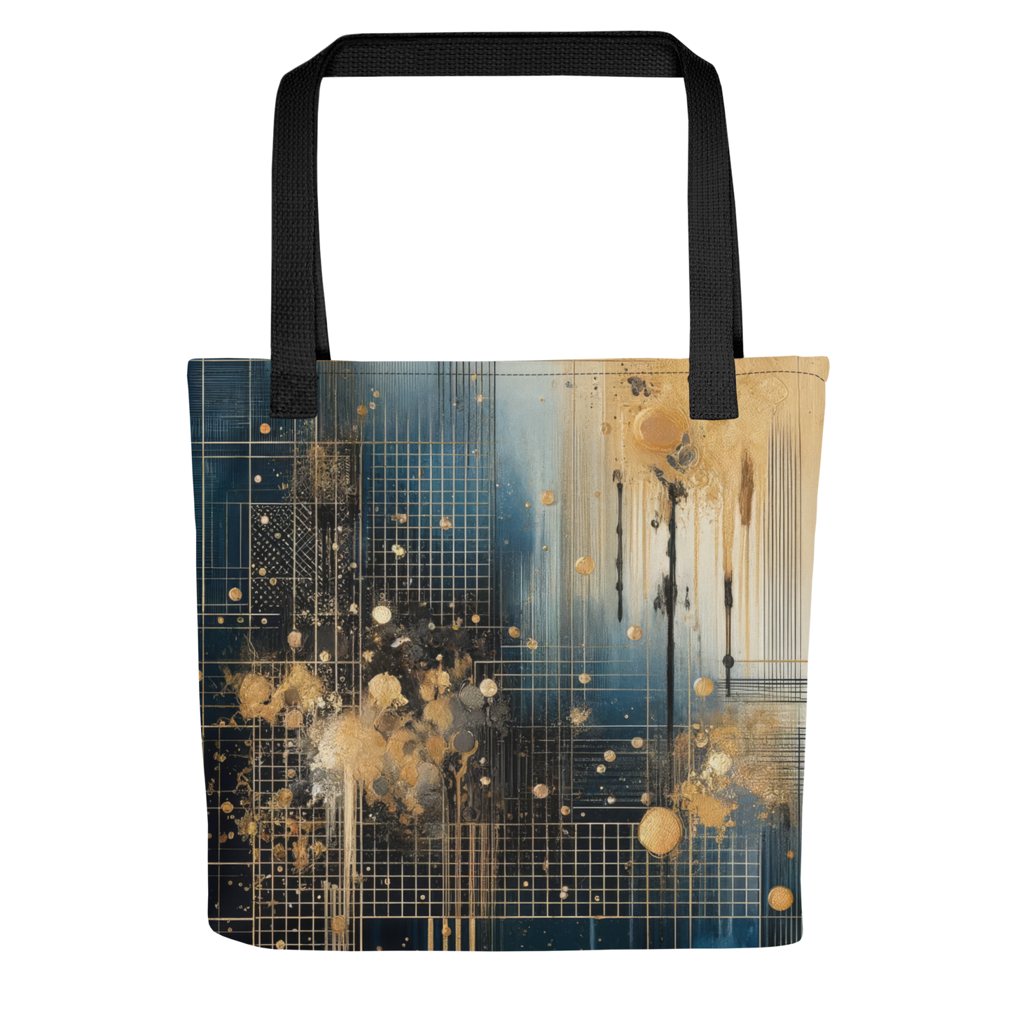 Abstract Art Tote Bag: Dynamic Framework