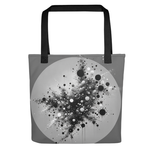 Abstract Art Tote Bag: Calculated Chaos