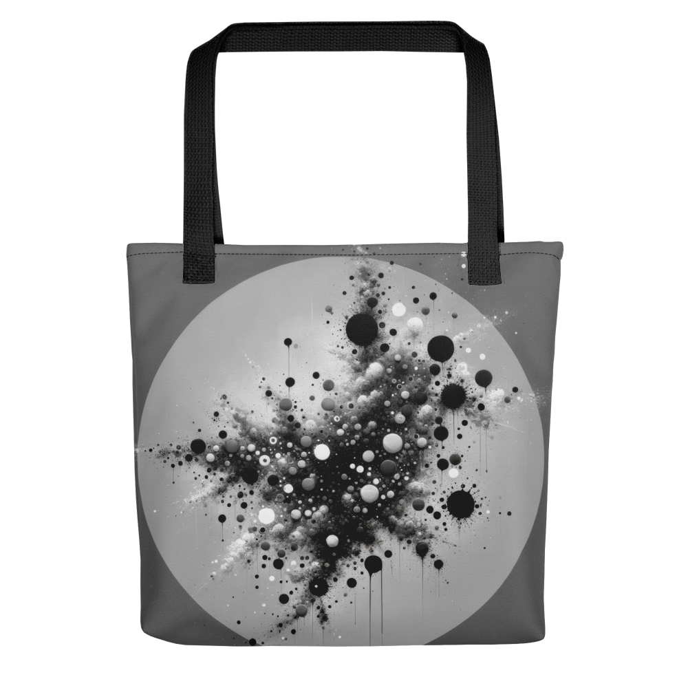 Abstract Art Tote Bag: Calculated Chaos