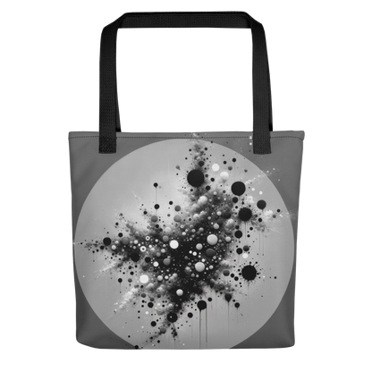 Abstract Art Tote Bag: Calculated Chaos