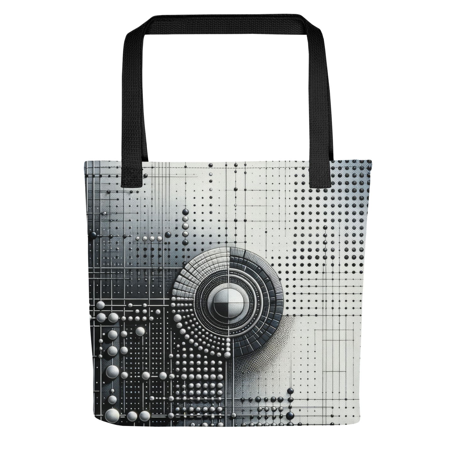 Abstract Art Tote Bag: Precision Matrix