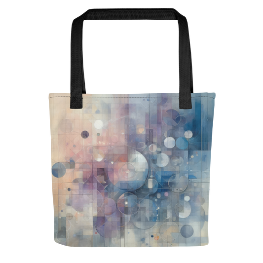 Abstract Art Tote Bag: Calculated Serenity