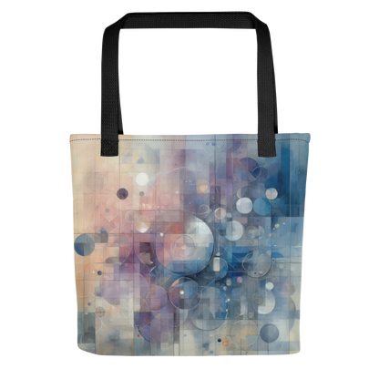 Abstract Art Tote Bag: Calculated Serenity