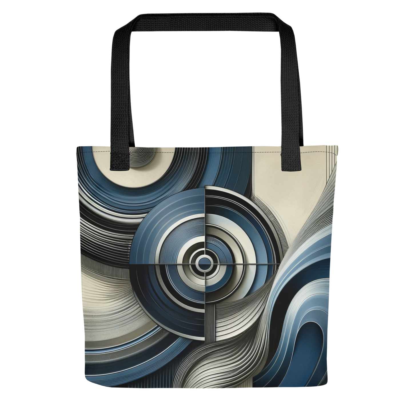 Abstract Art Tote Bag: Calculated Resonance